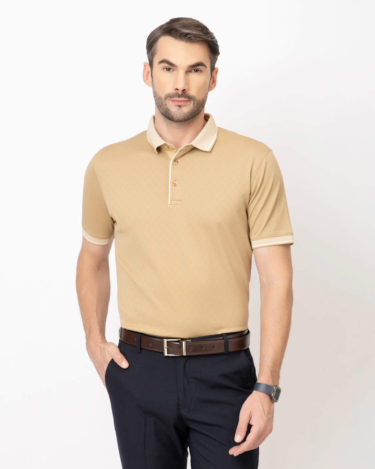 Designer Beige Polo