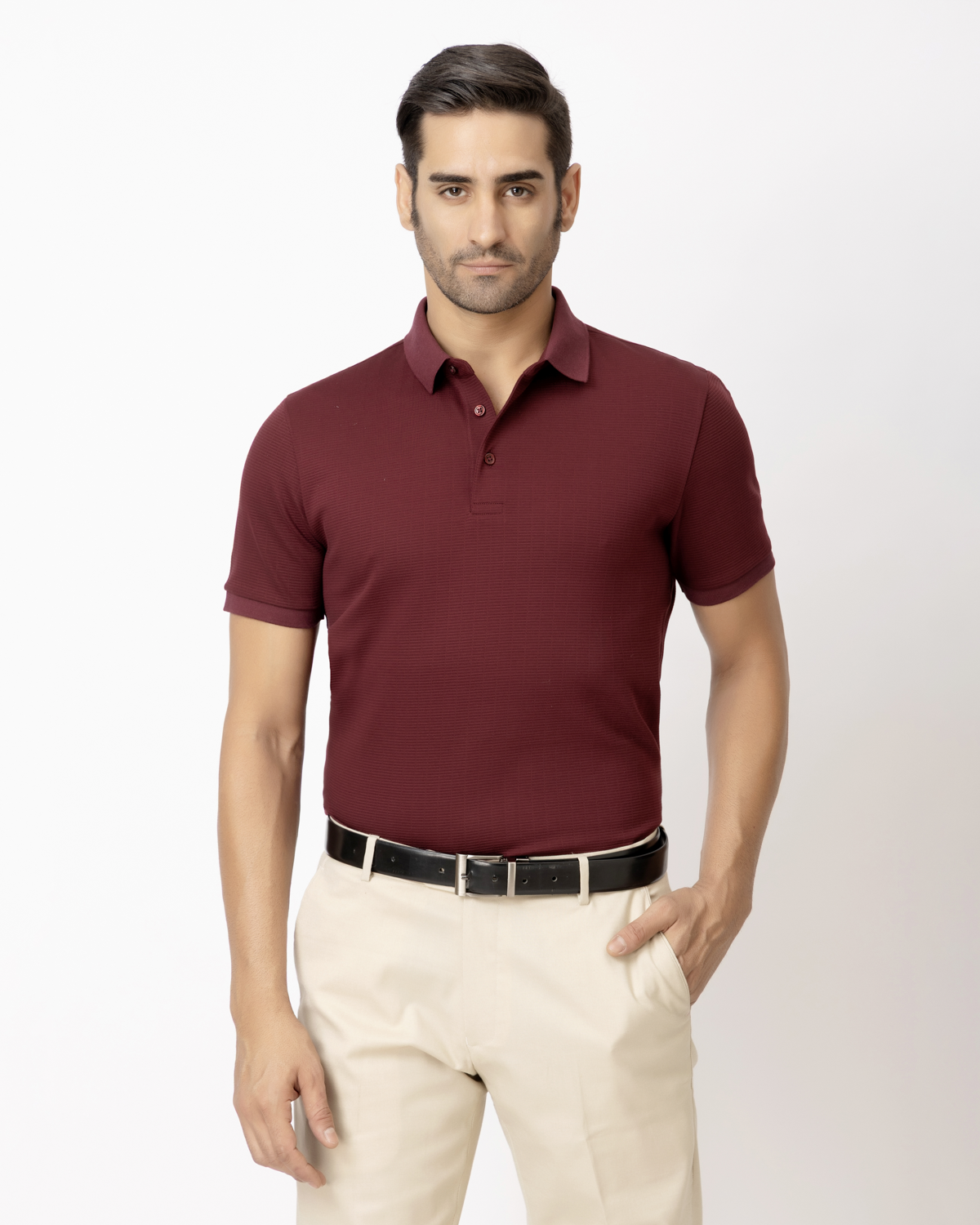Vintage Burgundy Polo