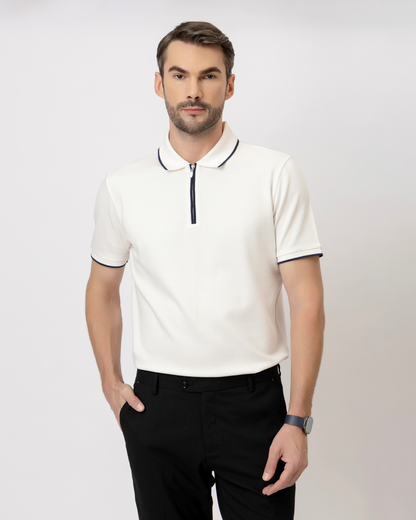 Designer Zipper White