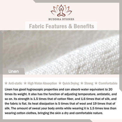 Buddha Stones 2Pcs V-Neck Three Quarter Sleeve Shirt Top Pants Meditation Zen Tai Chi Clothing Women's Set