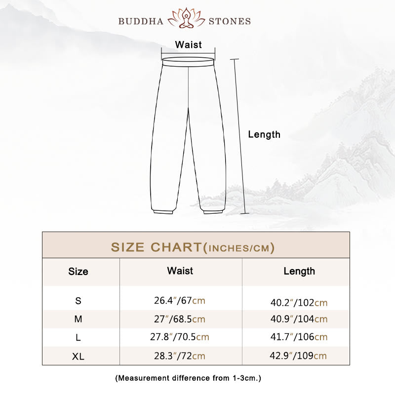 Buddha Stones 2Pcs V-Neck Three Quarter Sleeve Shirt Top Pants Meditation Zen Tai Chi Clothing Women's Set
