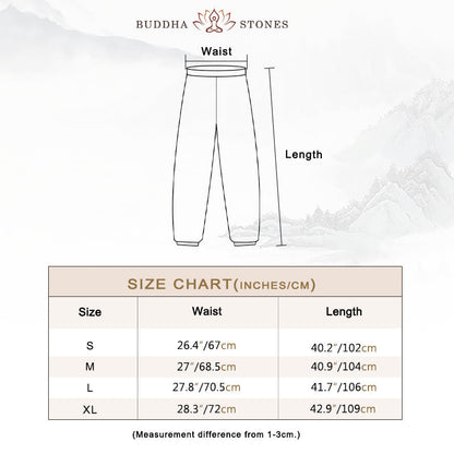 Buddha Stones 2Pcs V-Neck Three Quarter Sleeve Shirt Top Pants Meditation Zen Tai Chi Clothing Women's Set