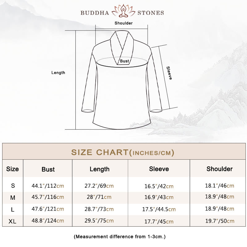 Buddha Stones 2Pcs V-Neck Three Quarter Sleeve Shirt Top Pants Meditation Zen Tai Chi Clothing Women's Set