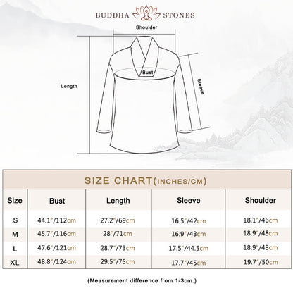 Buddha Stones 2Pcs V-Neck Three Quarter Sleeve Shirt Top Pants Meditation Zen Tai Chi Clothing Women's Set