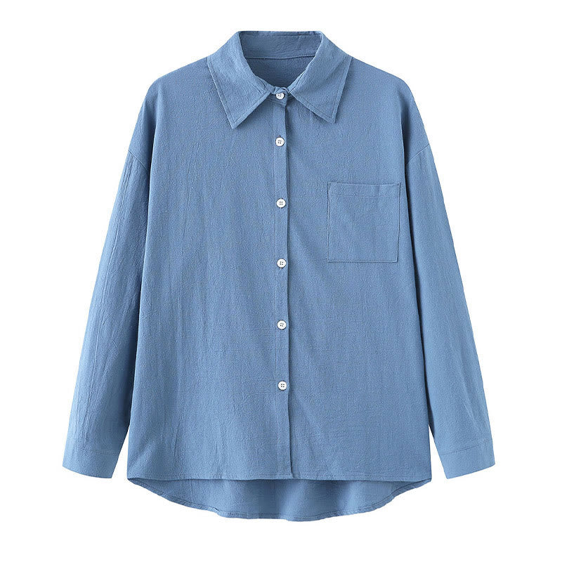 Buddha Stones 2Pcs Long Sleeve Shirt Top With Pockets Drawstring Capri Pants Meditation Cotton Clothing Women's Set