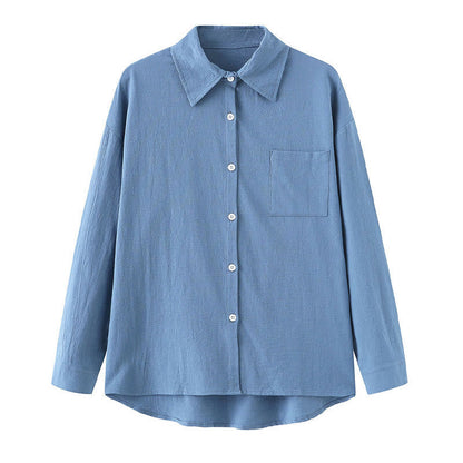 Buddha Stones 2Pcs Long Sleeve Shirt Top With Pockets Drawstring Capri Pants Meditation Cotton Clothing Women's Set