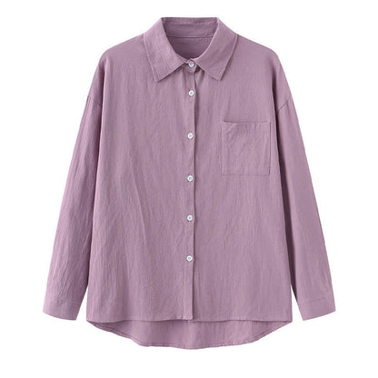 Buddha Stones 2Pcs Long Sleeve Shirt Top With Pockets Drawstring Capri Pants Meditation Cotton Clothing Women's Set