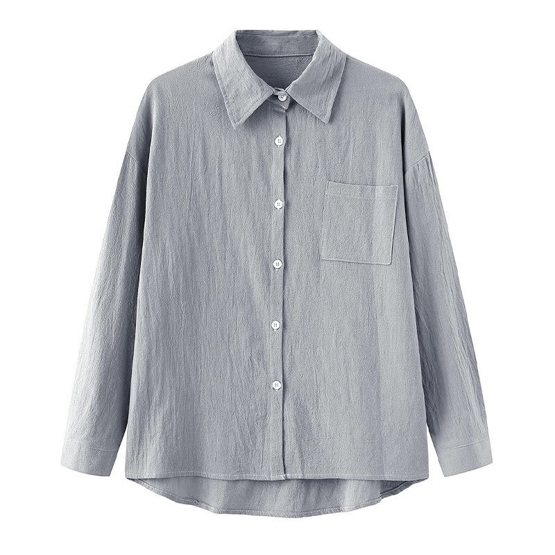 Buddha Stones 2Pcs Long Sleeve Shirt Top With Pockets Drawstring Capri Pants Meditation Cotton Clothing Women's Set