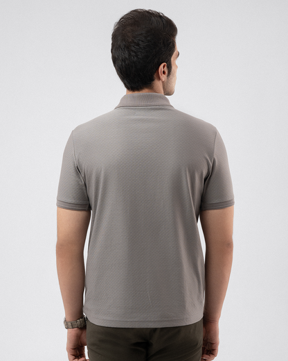 Elegant Self Polo Shirt