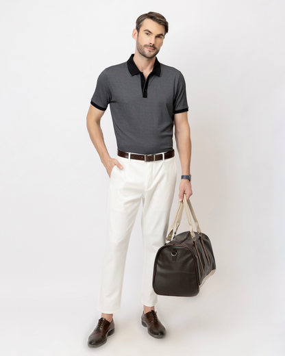Black Checkers Polo
