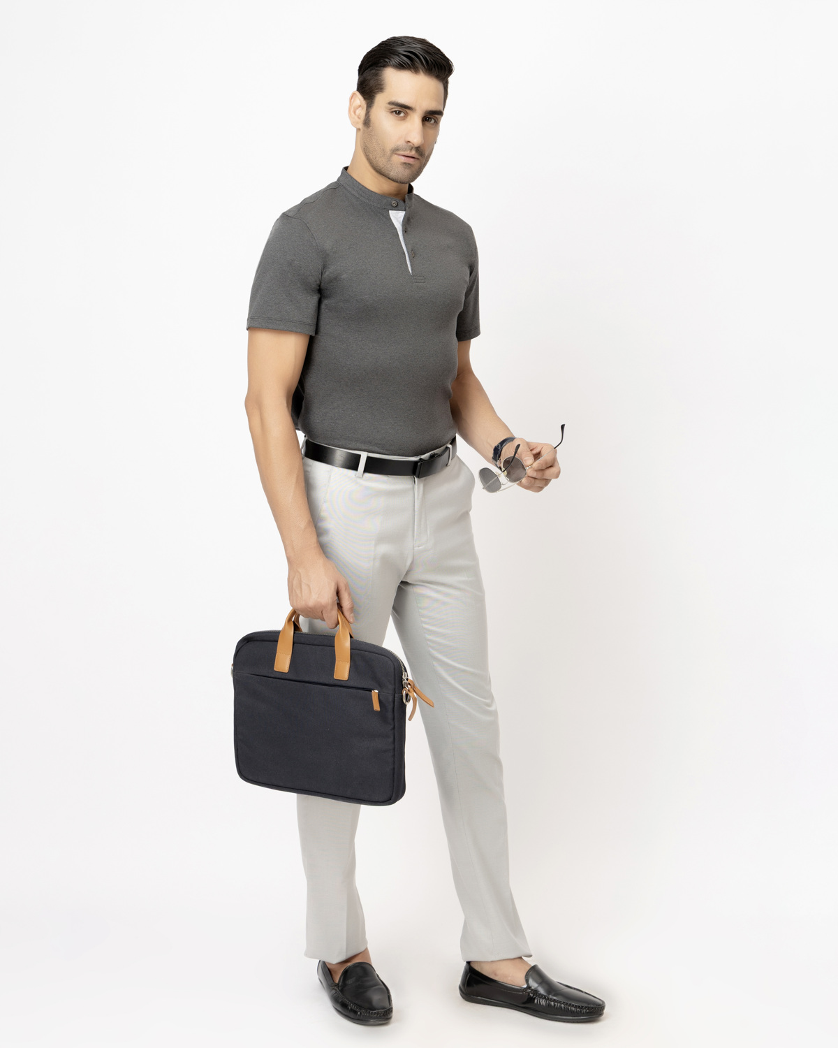 Henley Charcoal Grey