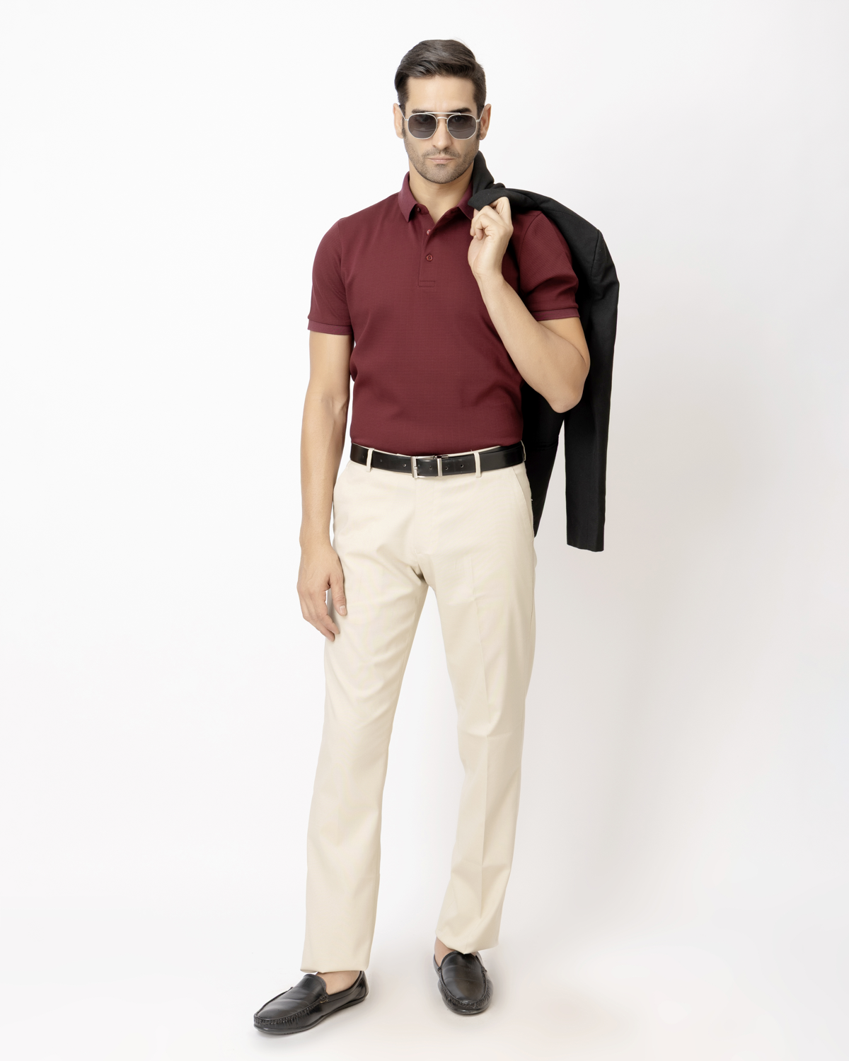 Vintage Burgundy Polo