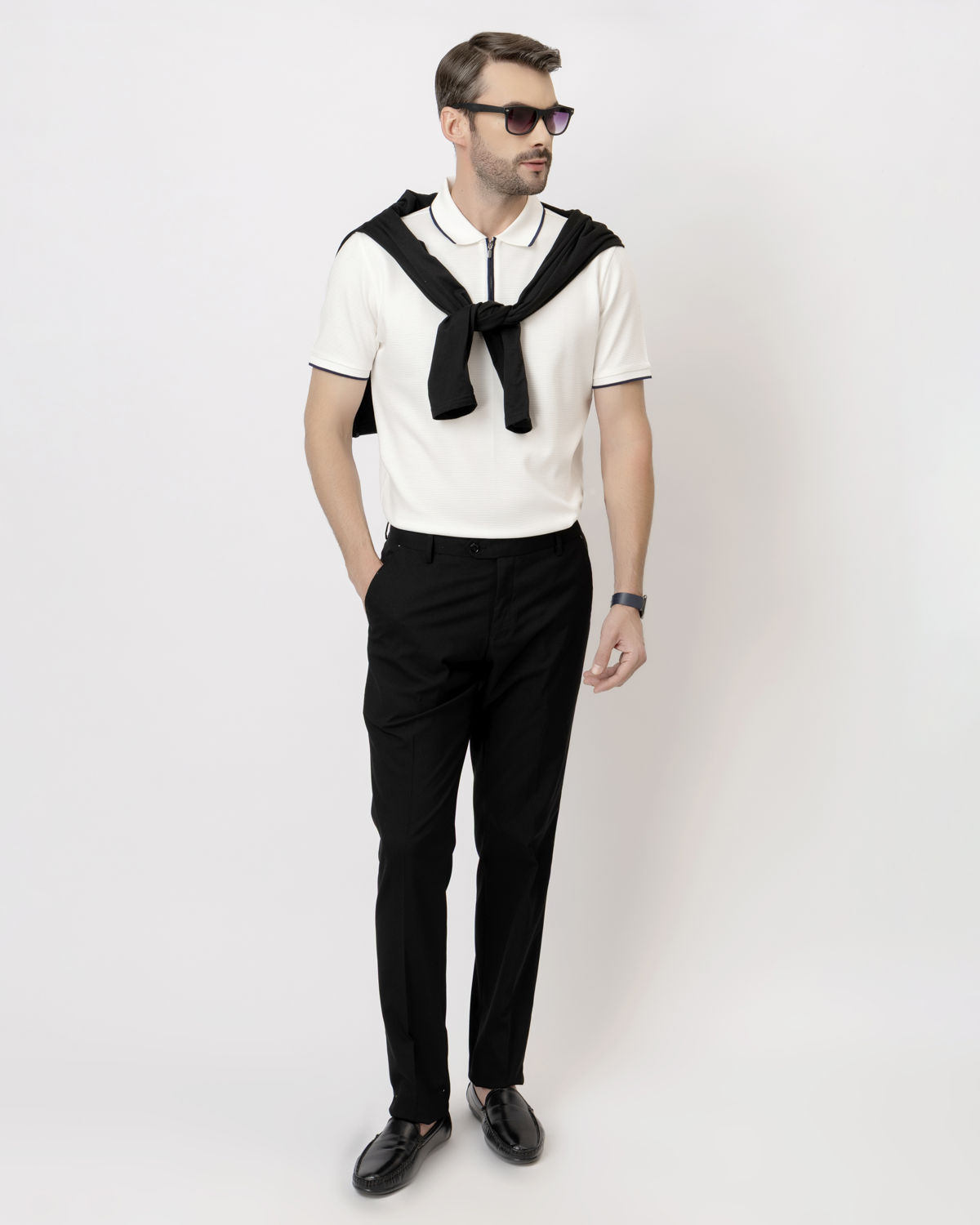Designer Zipper White