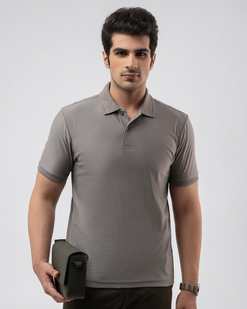 Elegant Self Polo Shirt