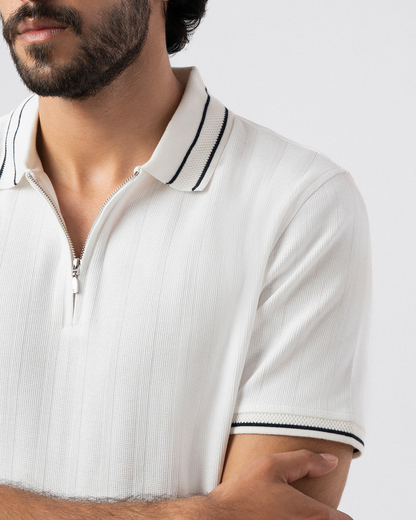 Invisible Zipper Polo