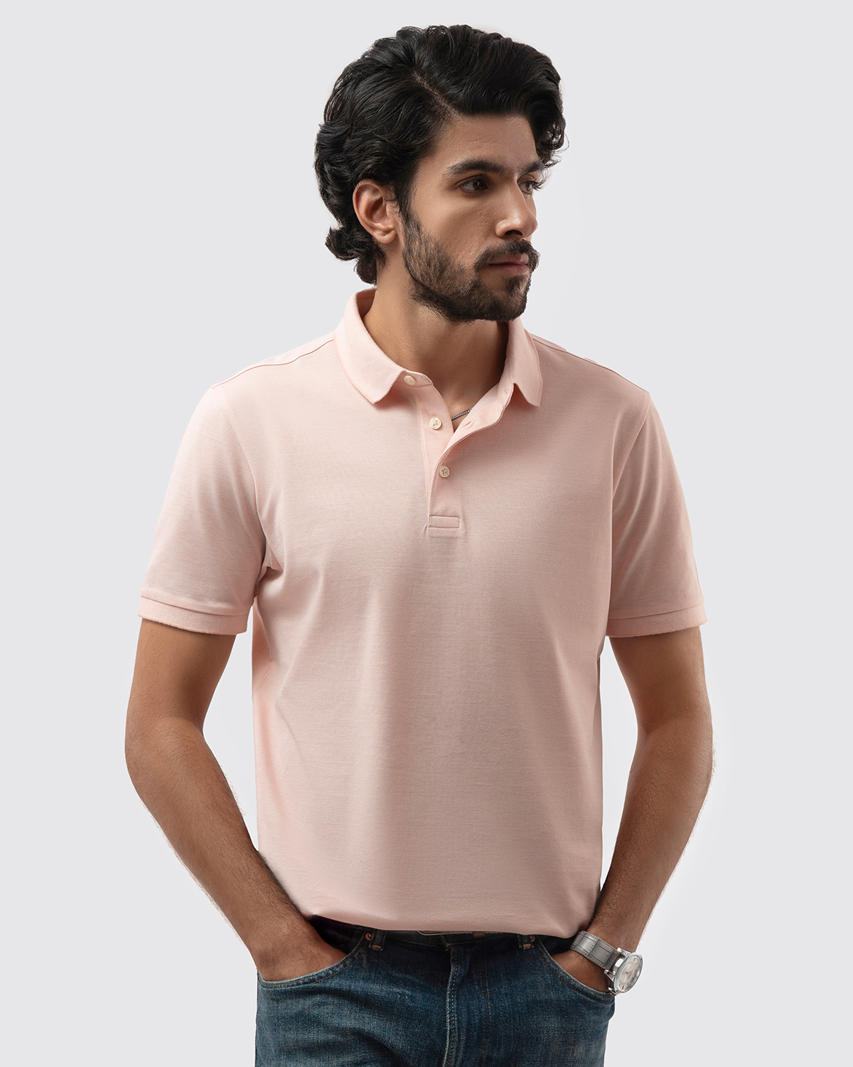 Beach Peach Polo Shirt