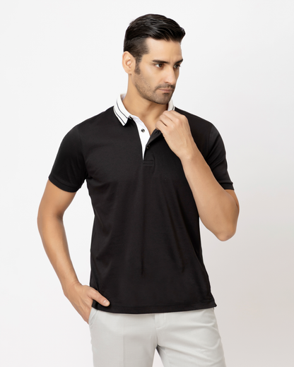 Black n White Polo