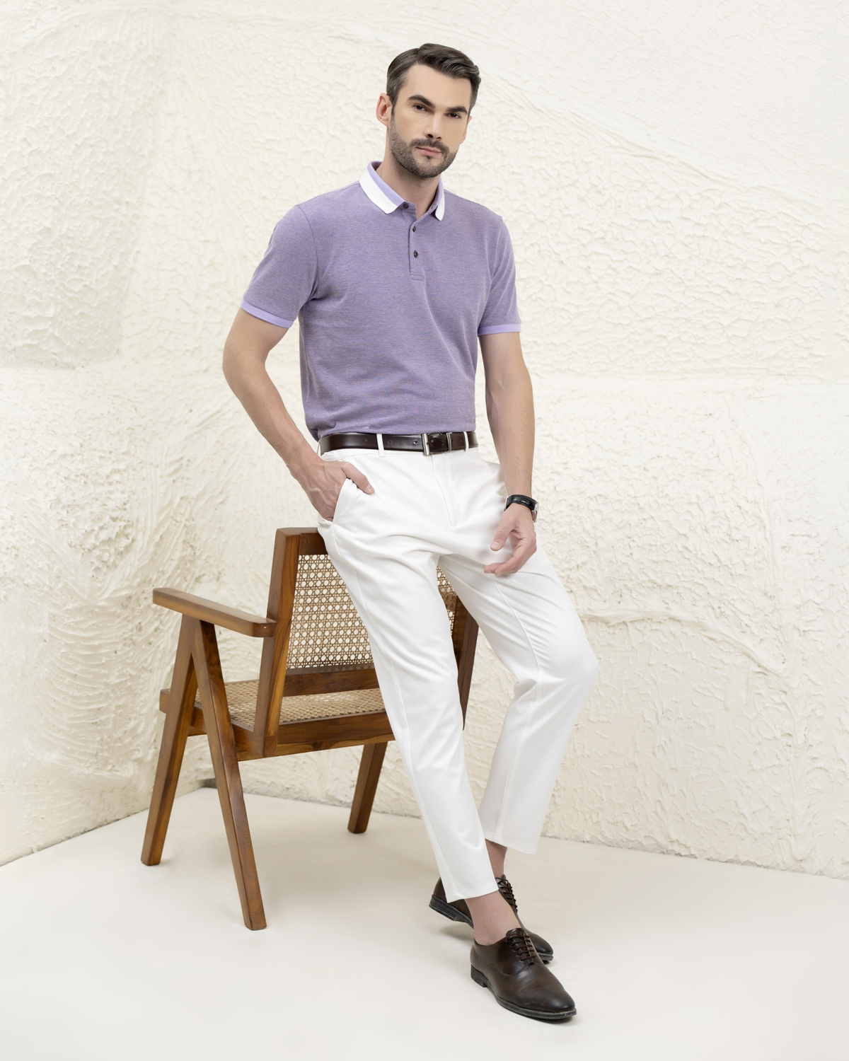 Designer Mauve Polo