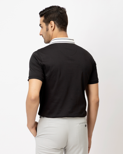 Black n White Polo