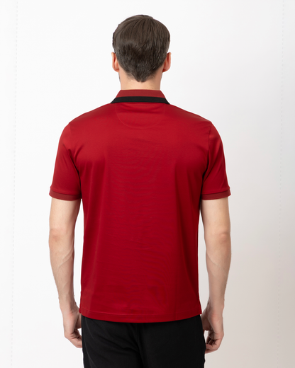 Unique Burgundy Polo