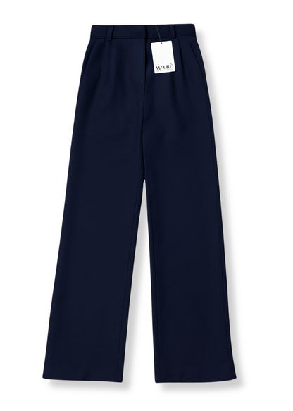 Low/mid waist wide leg pants casual night blue (tall)